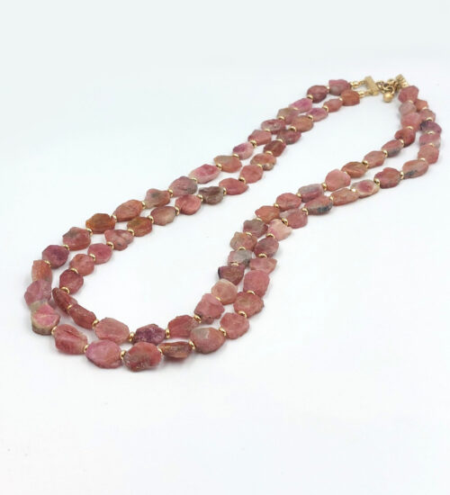 pink-tourmaline-double-row-necklace