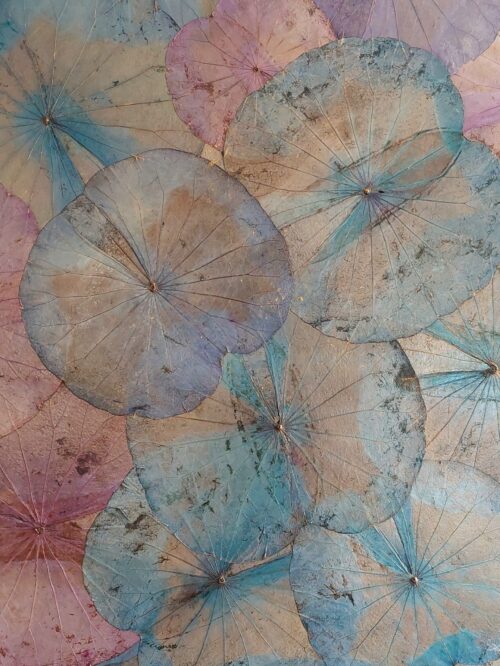 pastel-wall-picture-leaves