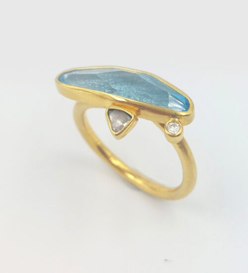 salt-pepper-diamond-aquamarine-ring