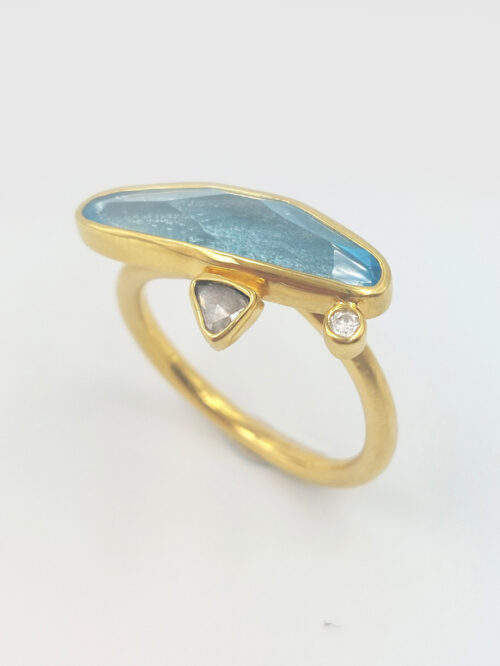 salt-pepper-diamond-aquamarine-ring