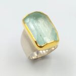 aquamarine-gold-silver-ring