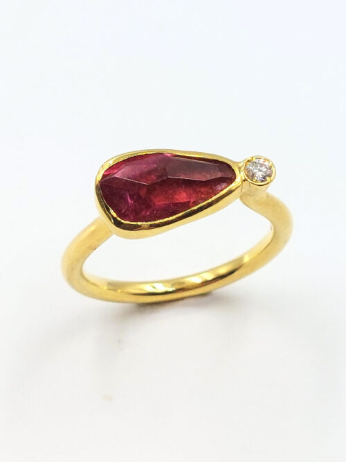 red-tourmaline-diamond-ring